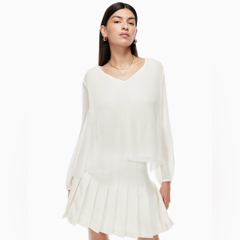 Aritzia Wilfred Daydreamer V-neck Blouse